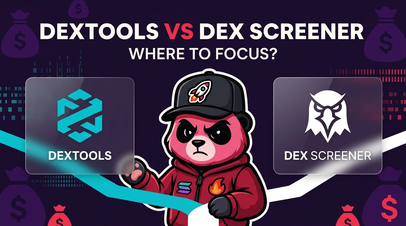 DEXTools versus DEX Screener marketing budget comparison