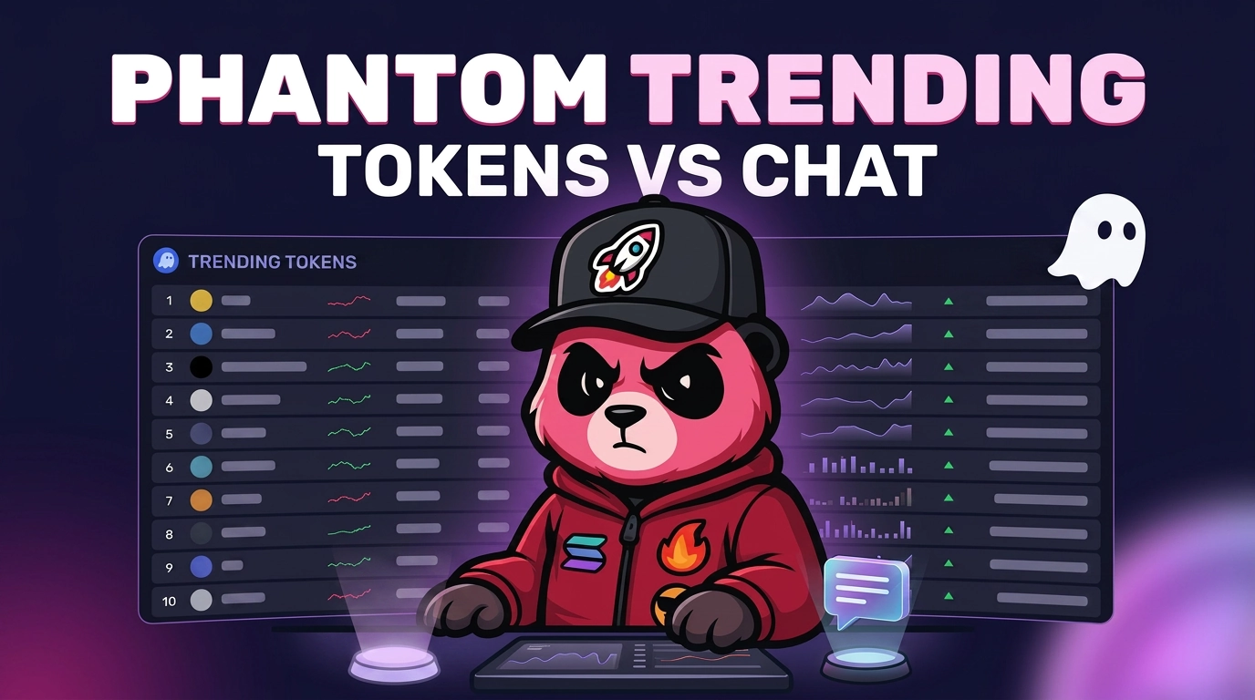PandaBoost guide to Phantom Trending Tokens and Phantom Chat intent